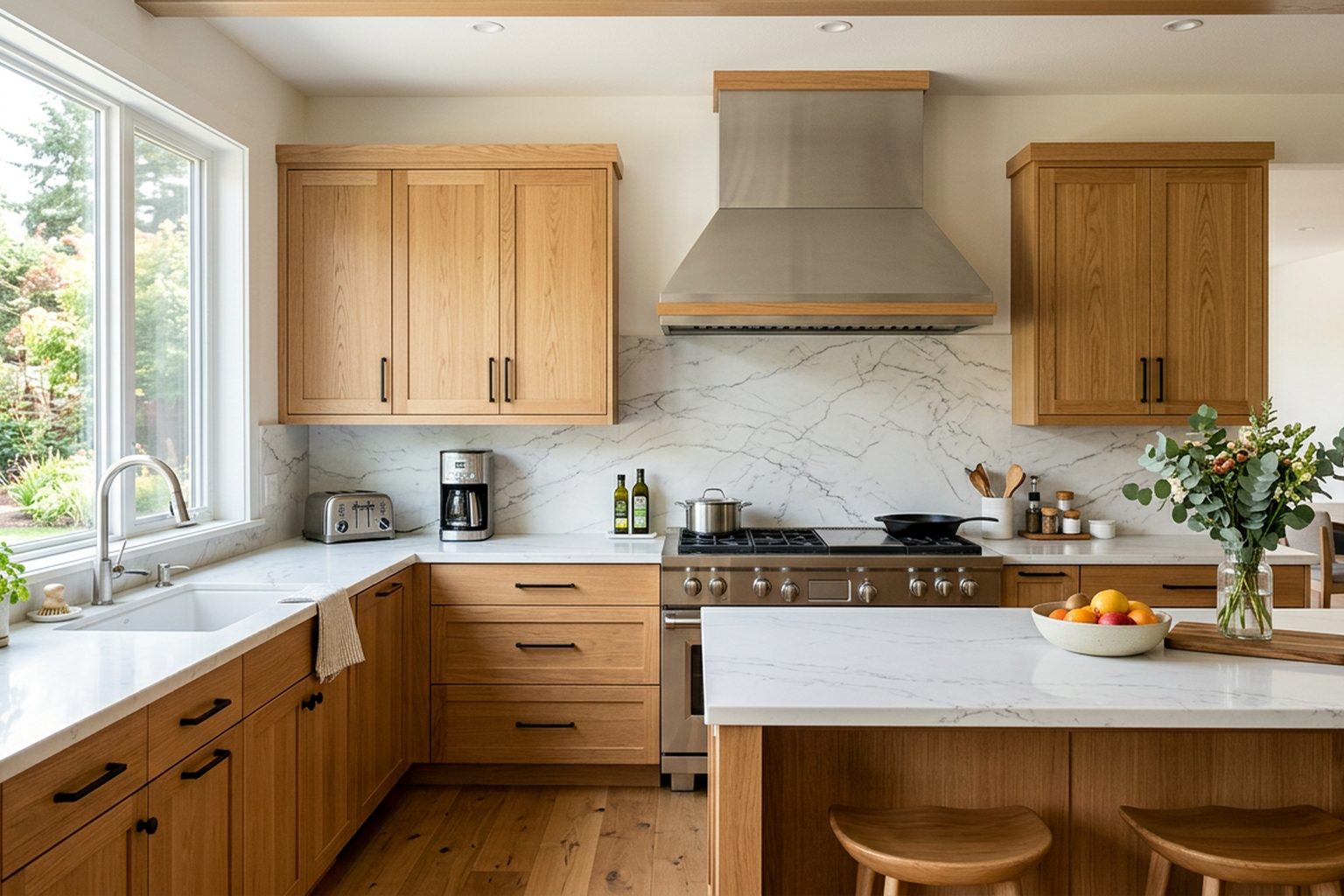 Ashbourne Cashew Shaker kitchen cabinets