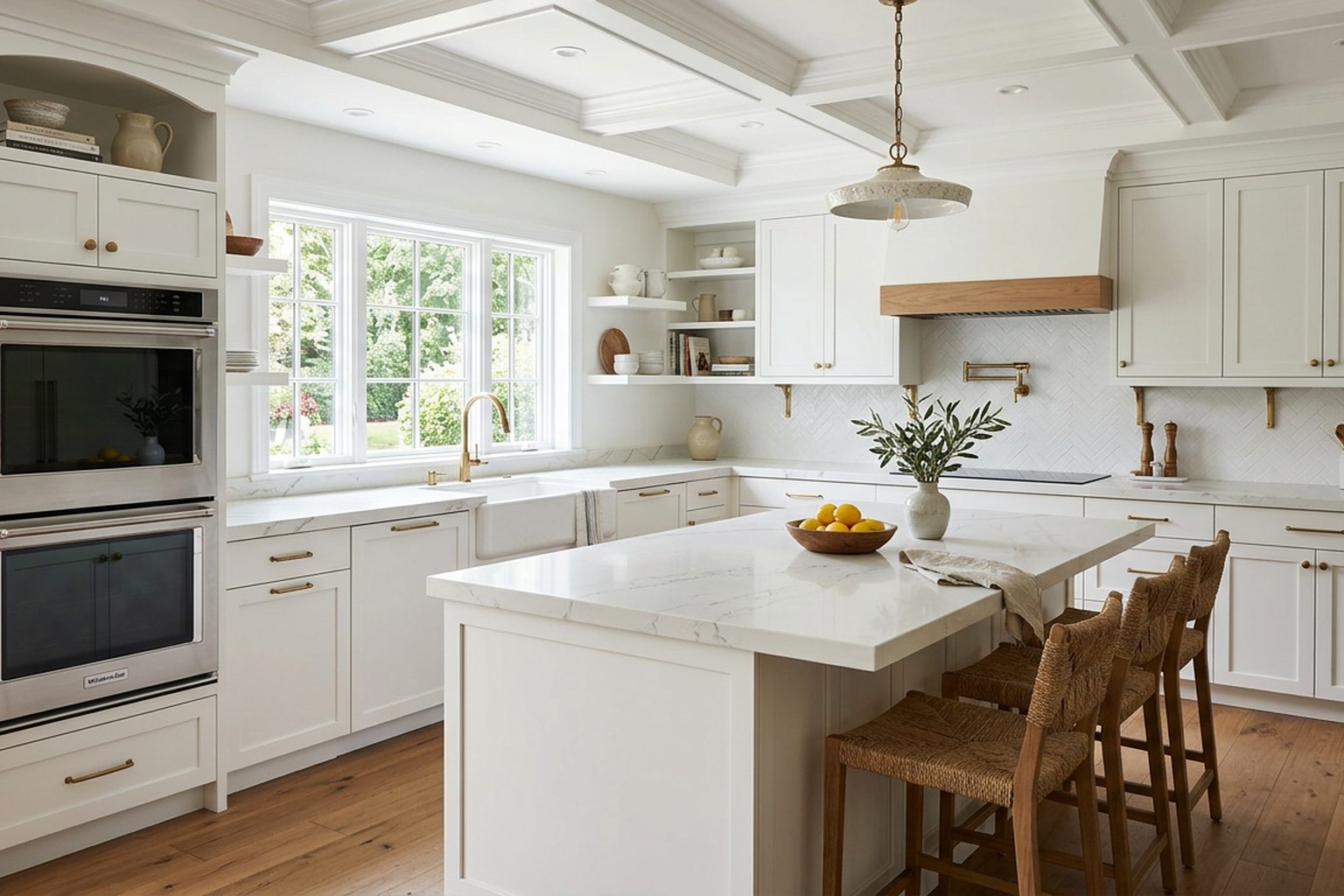 Beaumont White kitchen cabinets