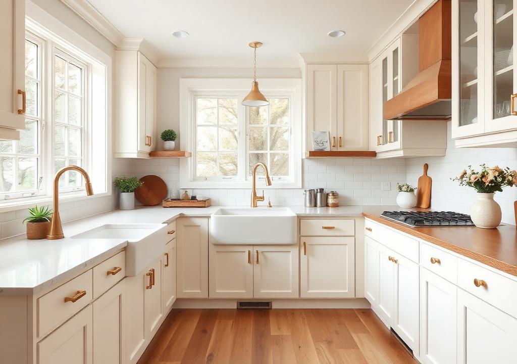 Bellamy White kitchen cabinets