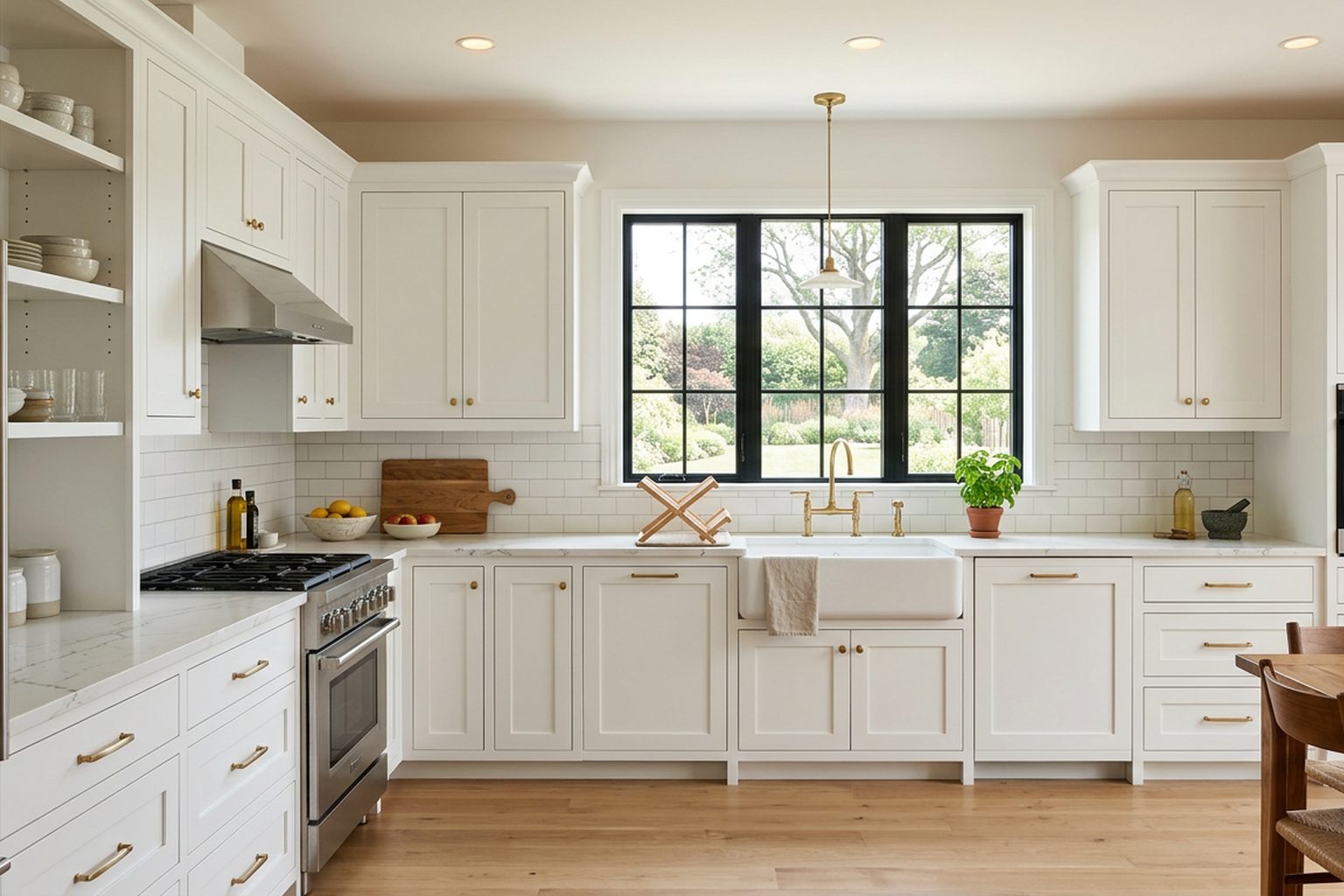 Chatsworth White Shaker kitchen cabinets
