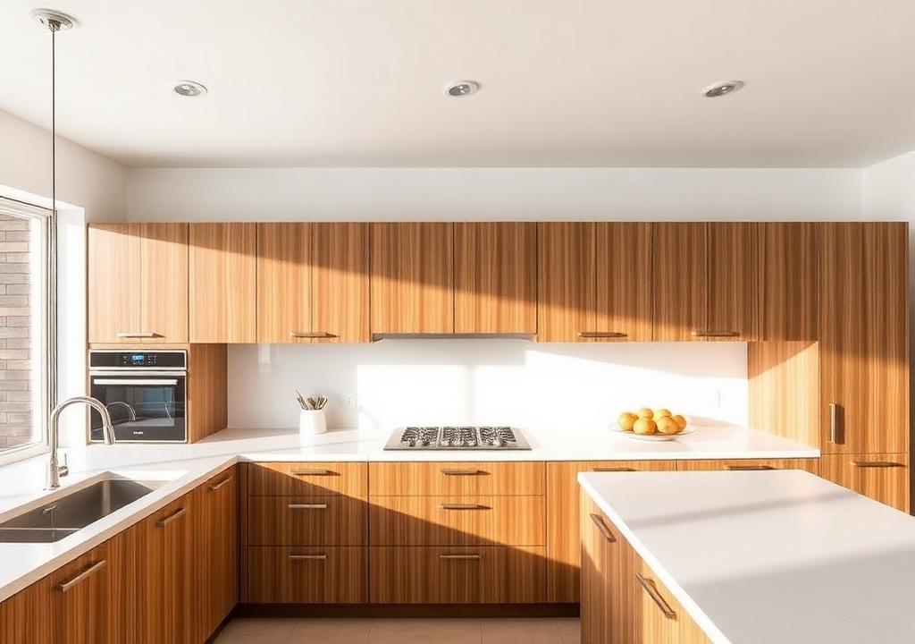 Everly Timber kitchen cabinets