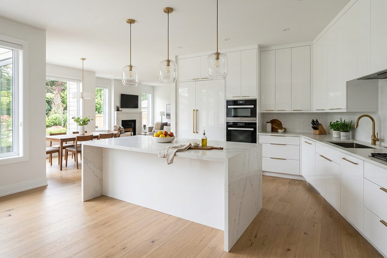 Belgrave Gloss White kitchen cabinets