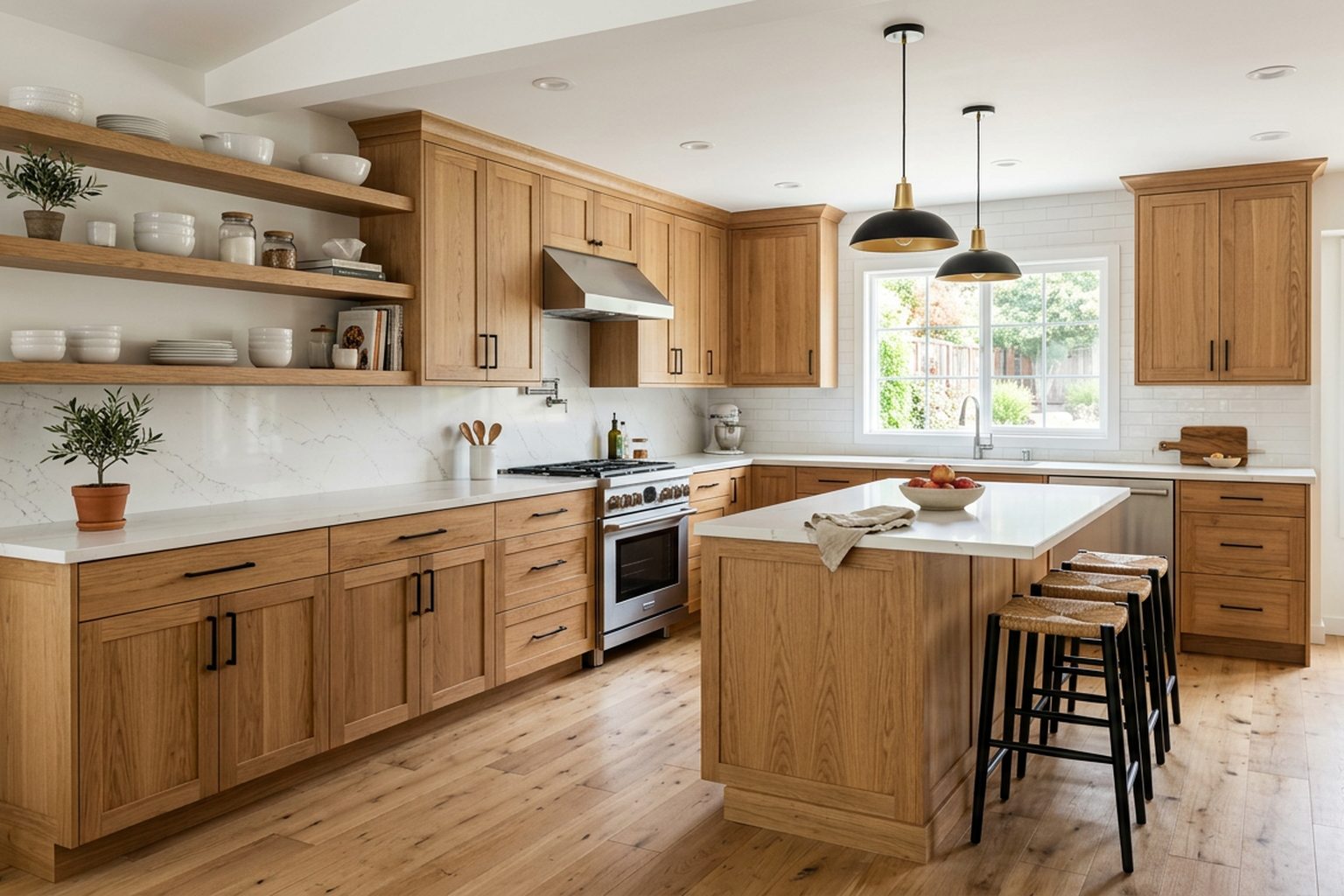 Hallmark Amber Shaker kitchen cabinets