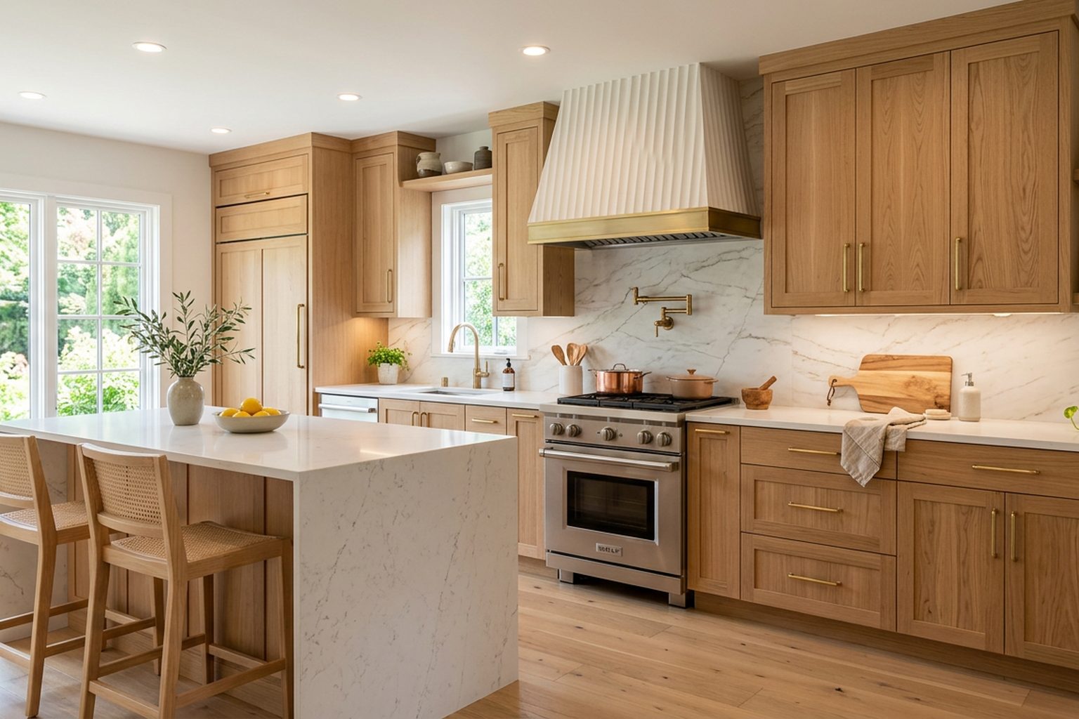 Hallmark Pebble Shaker kitchen cabinets