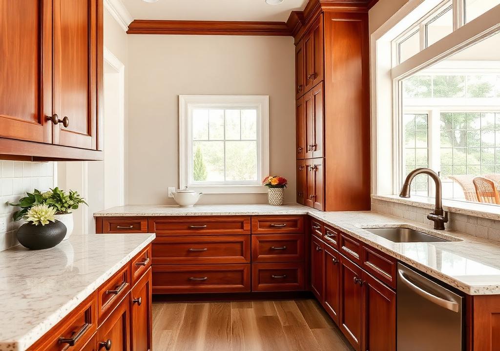 Hartfield Ember kitchen cabinets