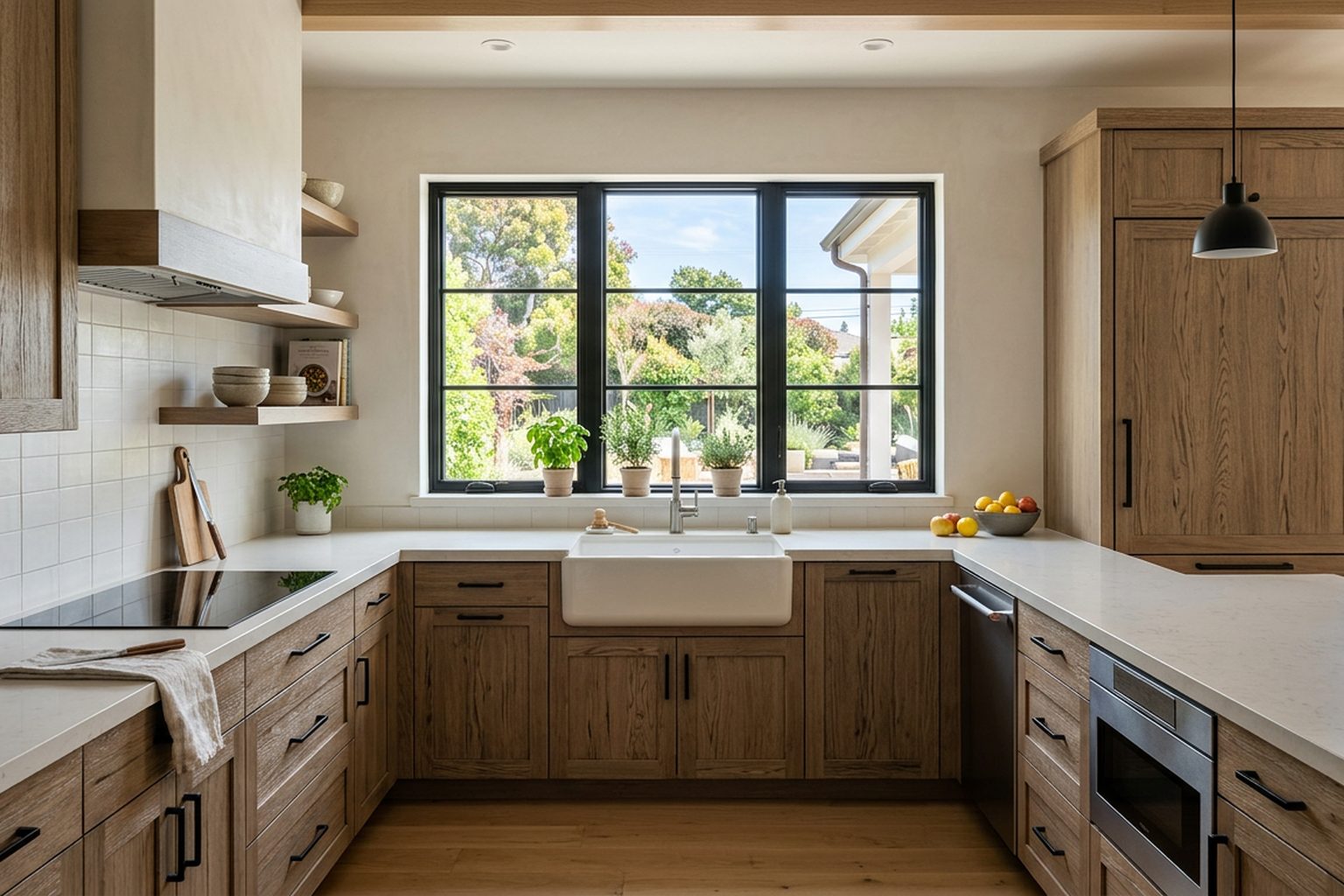 Kirkwood Driftwood Shaker kitchen cabinets