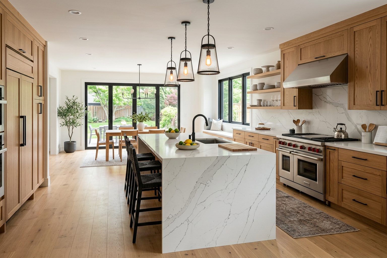 Langford Frost kitchen cabinets
