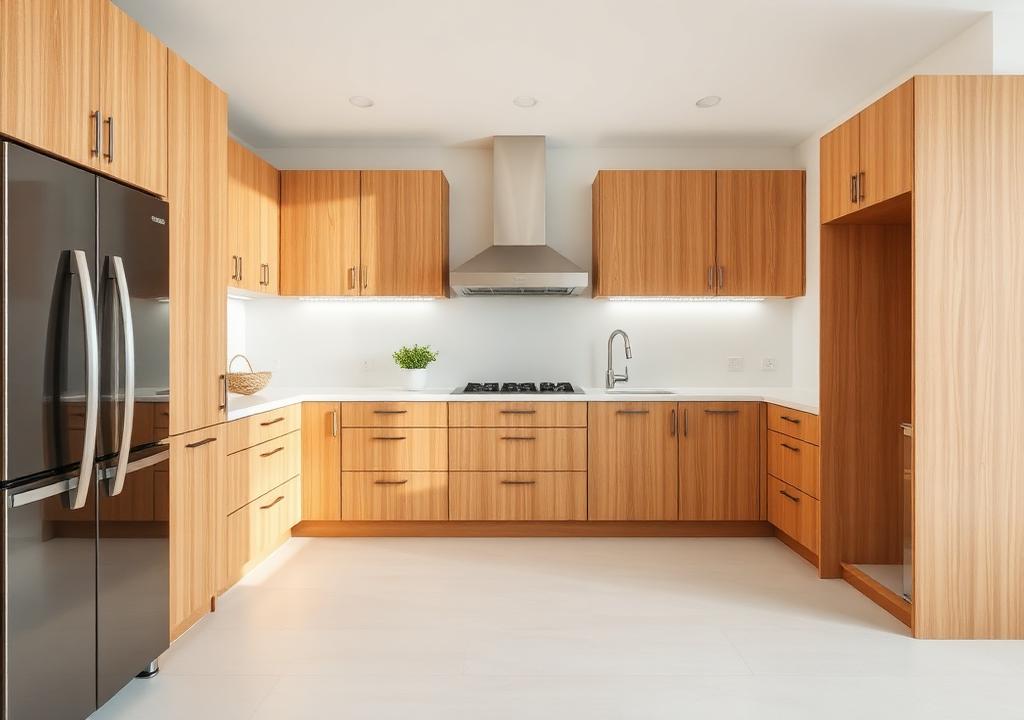 Luxora Canyon Oak kitchen cabinets