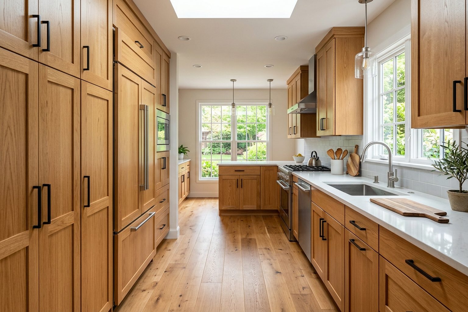 Montclair Honey Shaker kitchen cabinets