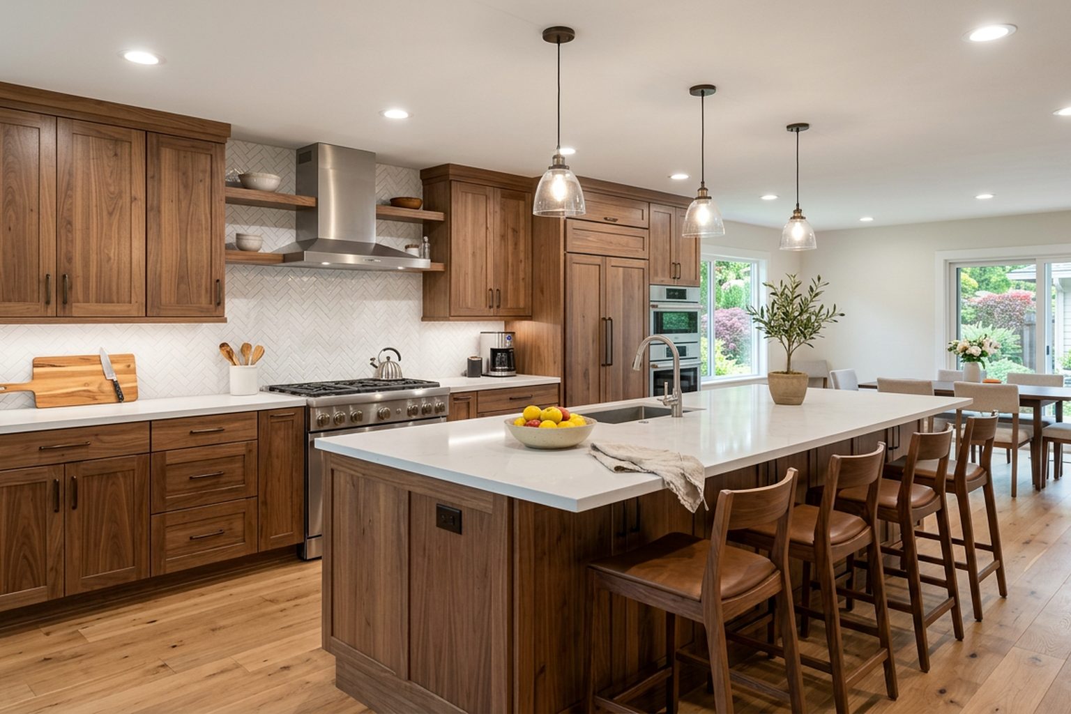 Montclair Moss Shaker kitchen cabinets