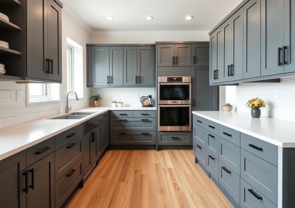 Mayfair Ash Shaker kitchen cabinets