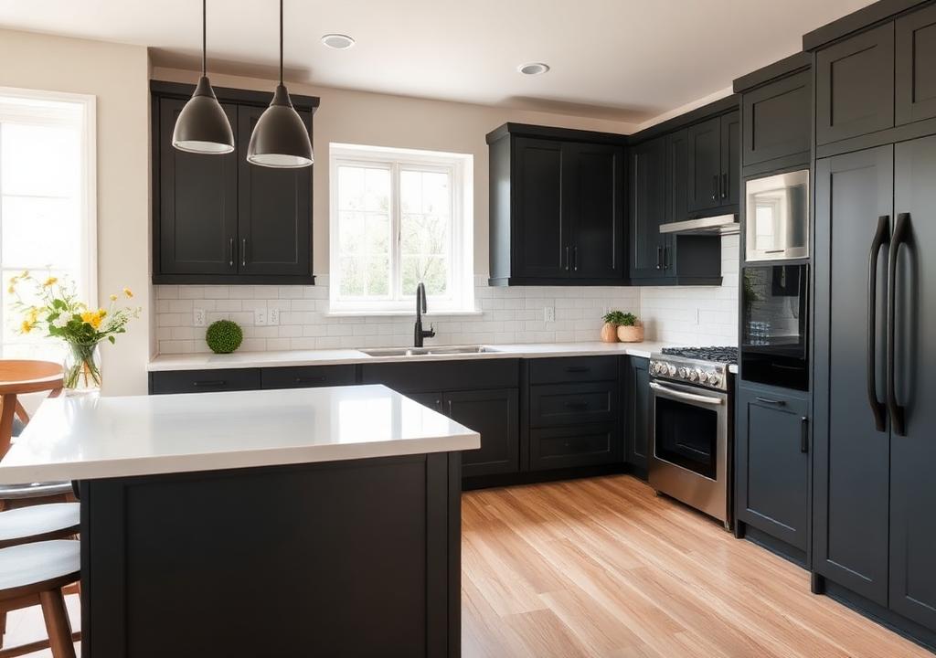 Mayfair Dark Grey Shaker kitchen cabinets