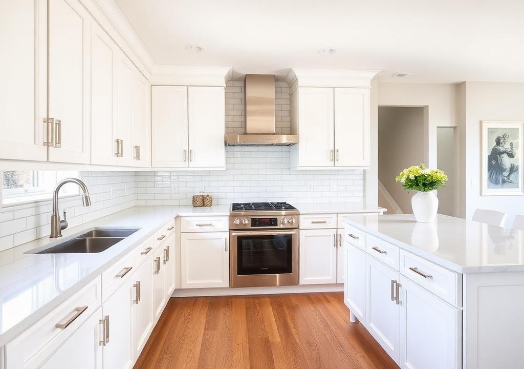 Mayfair White Shaker kitchen cabinets