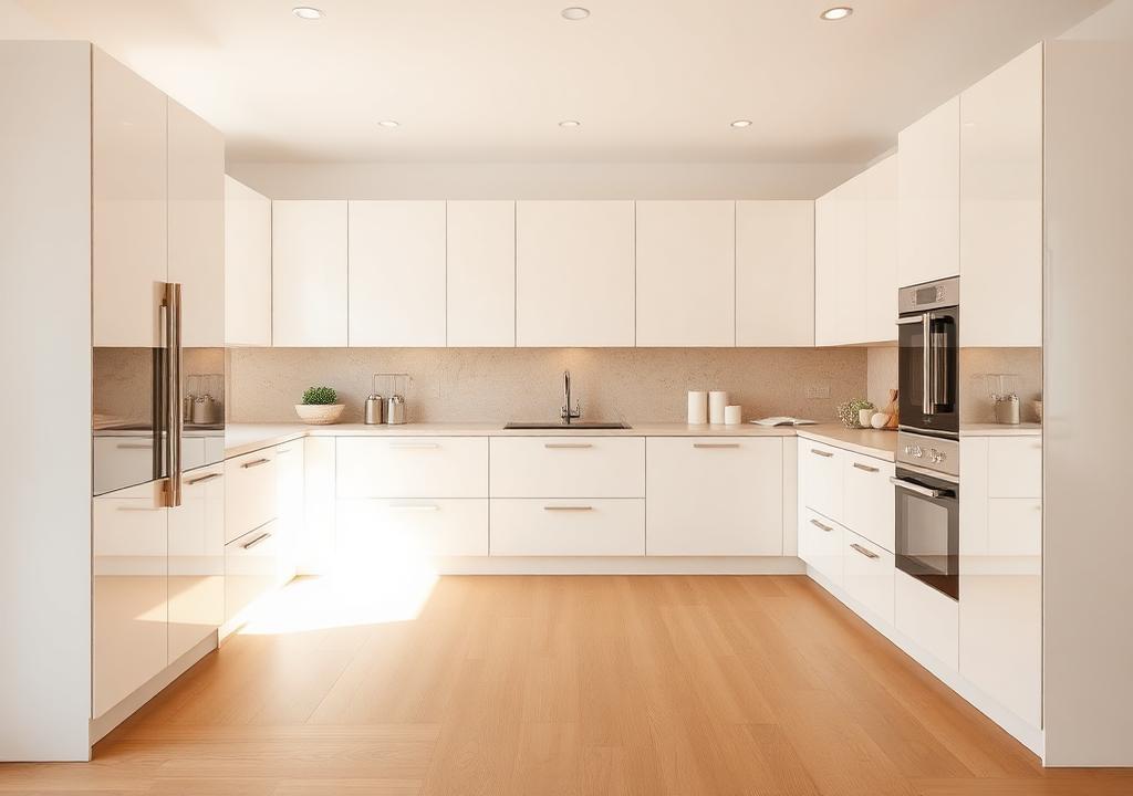 Marlowe Cream kitchen cabinets