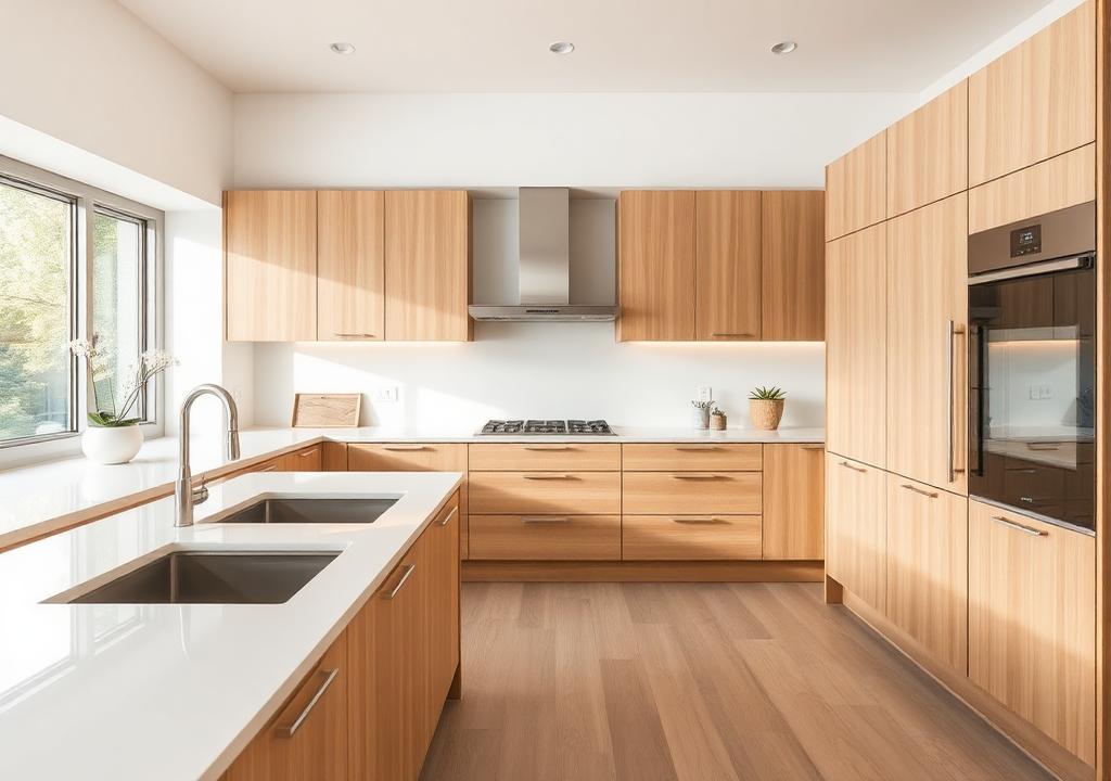 Marlowe Natural kitchen cabinets