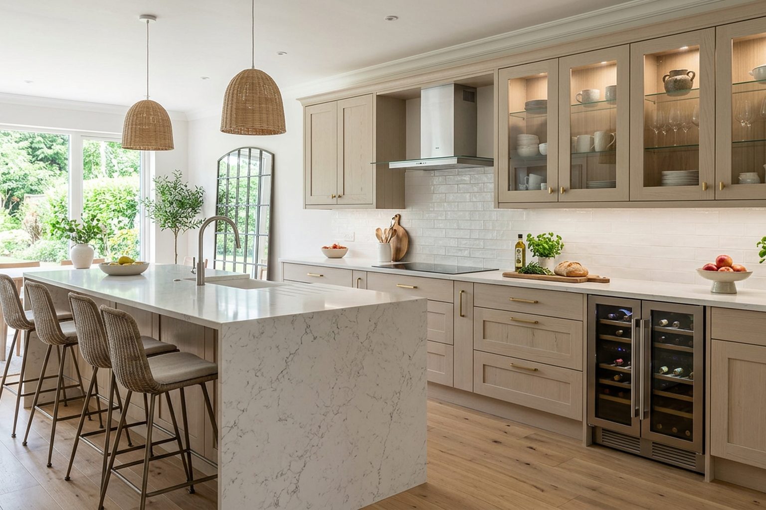 Pemberton Sand kitchen cabinets