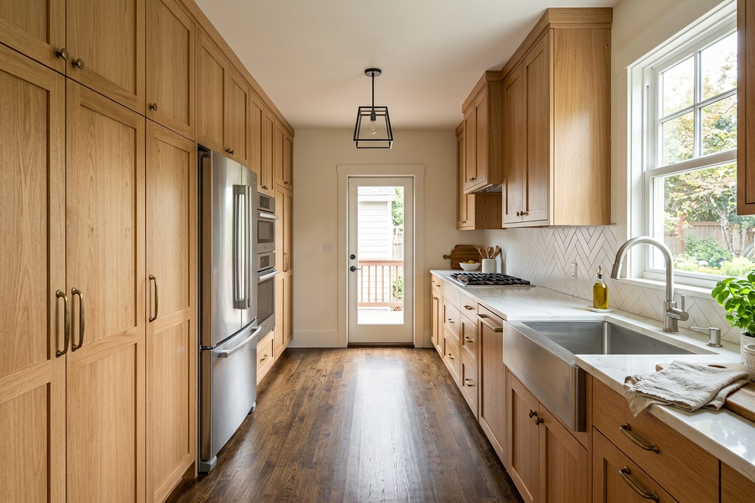 Devonshire Natural Shaker kitchen cabinets