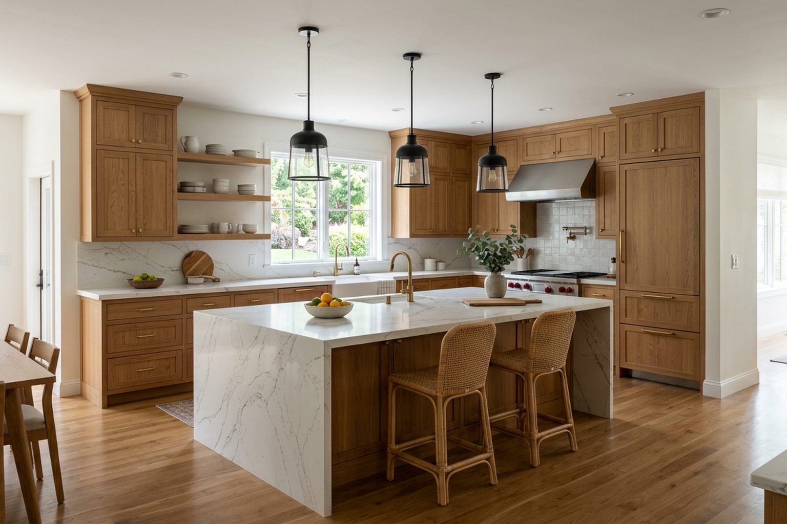 Devonshire Oak kitchen cabinets