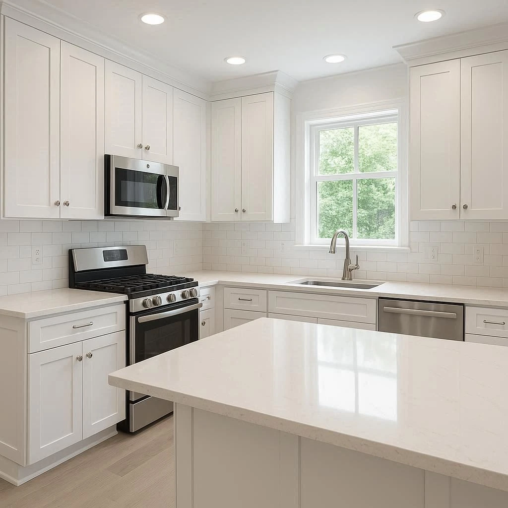 Devonshire White Shaker kitchen cabinets