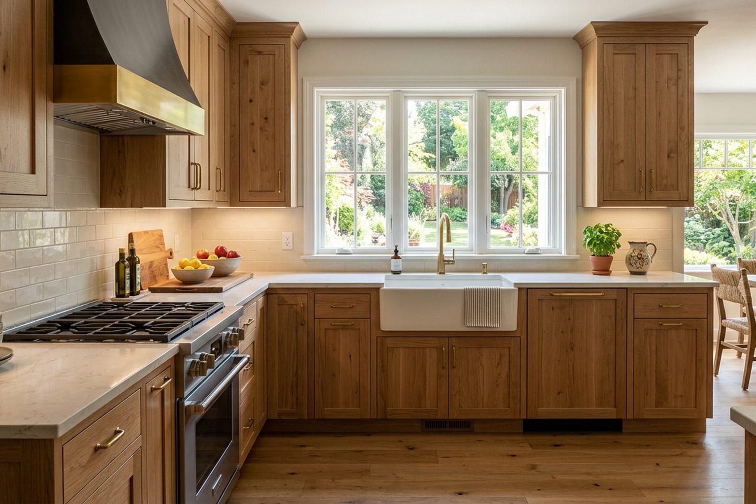 Somerset Wheat kitchen cabinets