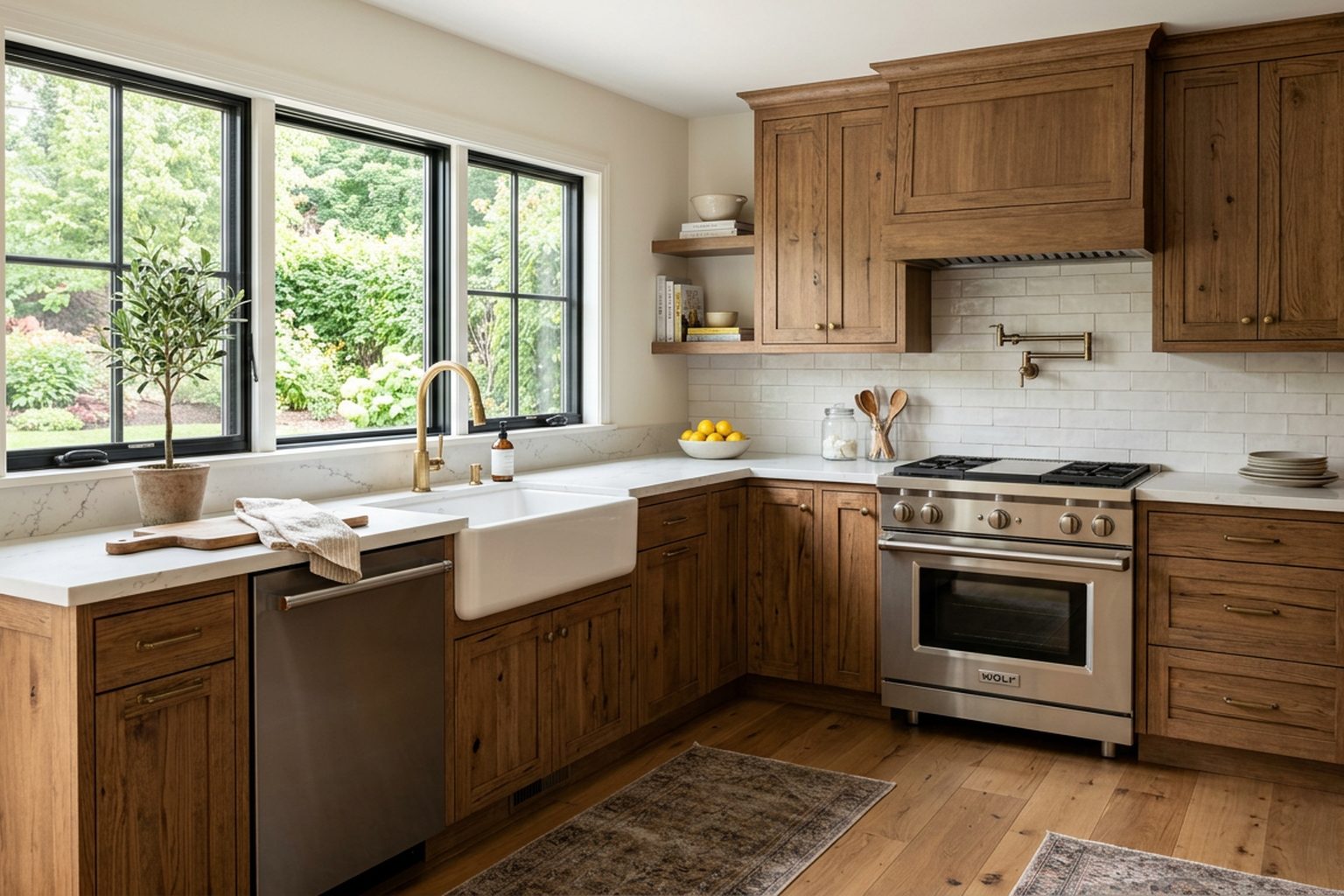 Saybrook Toffee Shaker kitchen cabinets