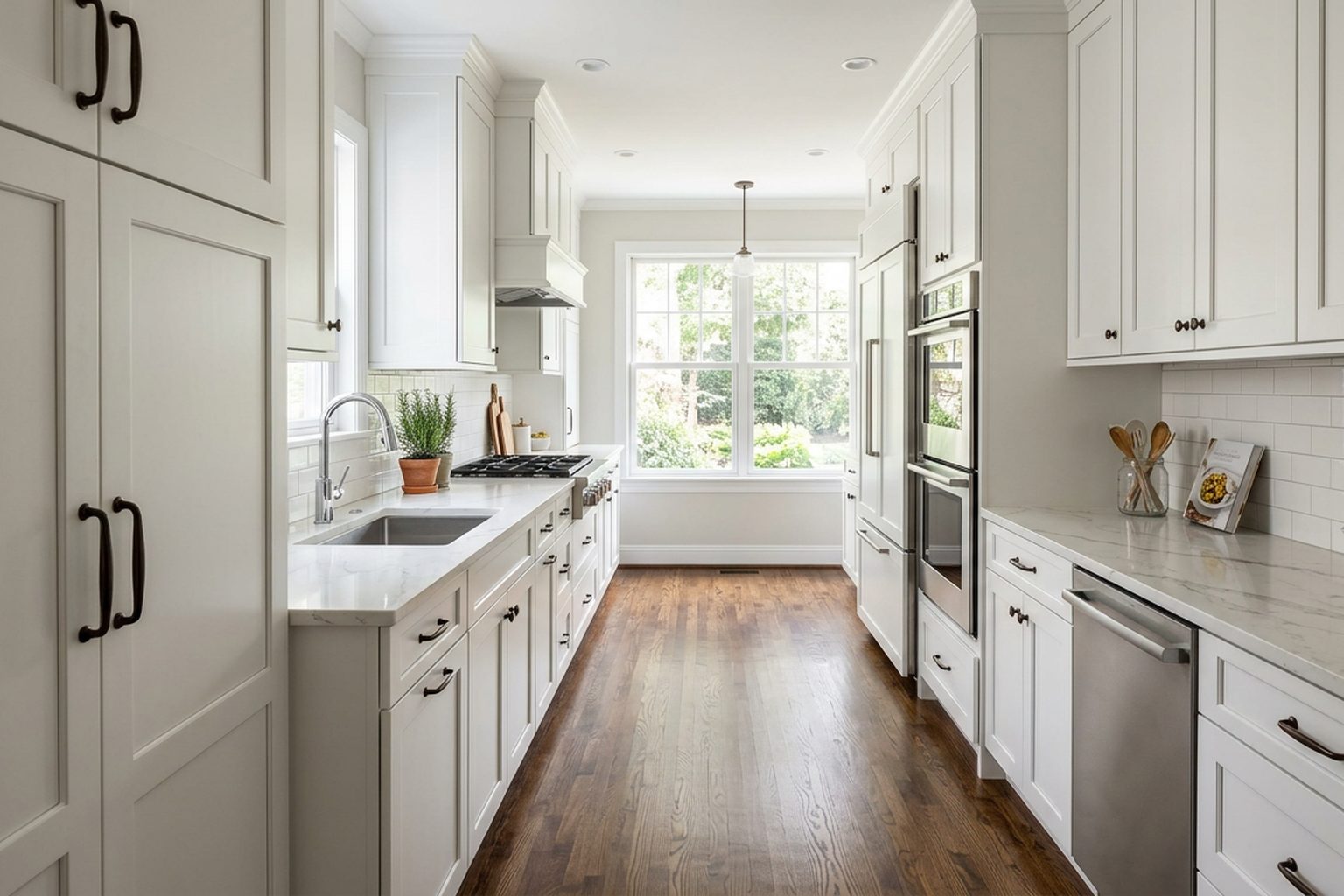 Wexford White Shaker kitchen cabinets