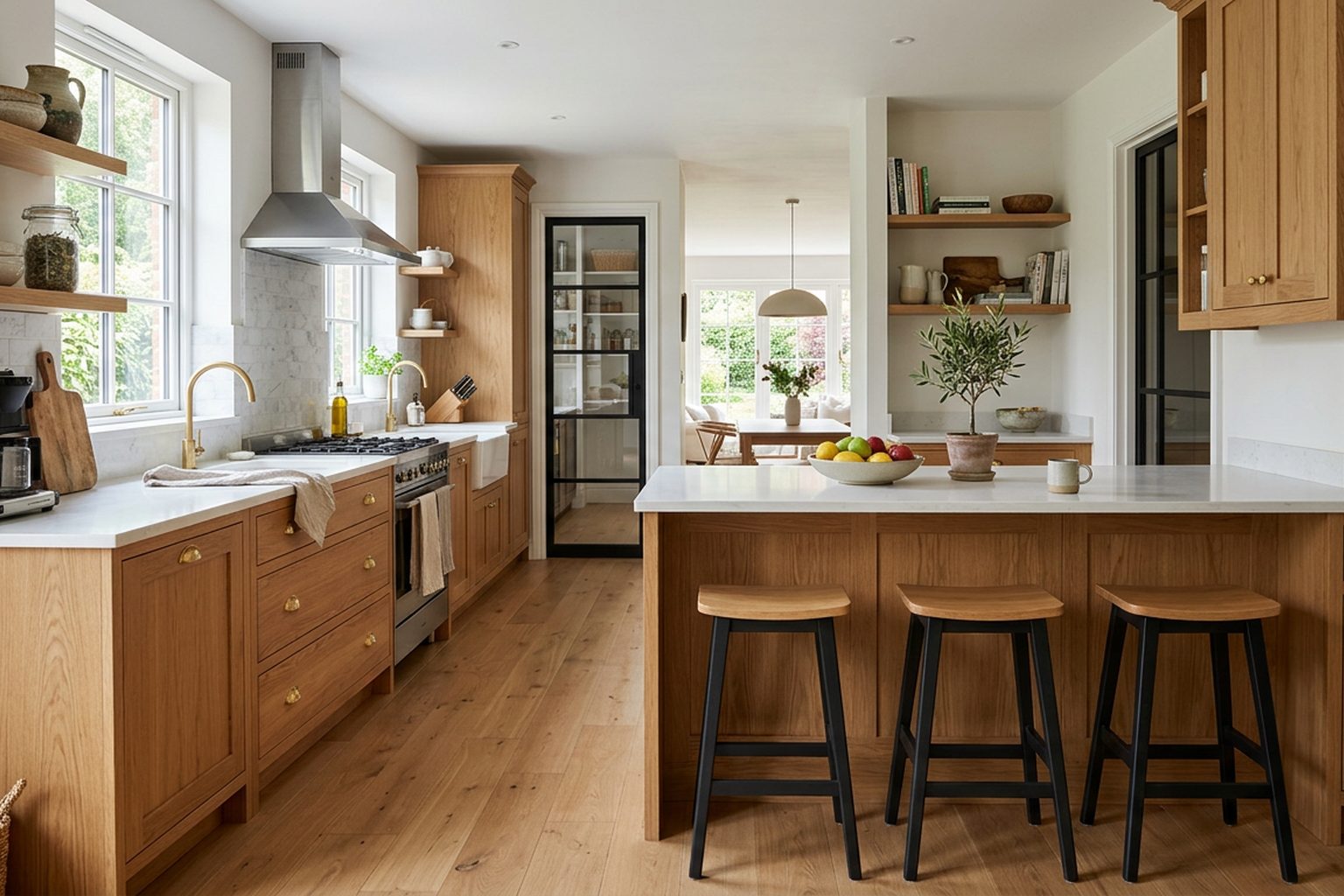 Thornbury Rift Oak kitchen