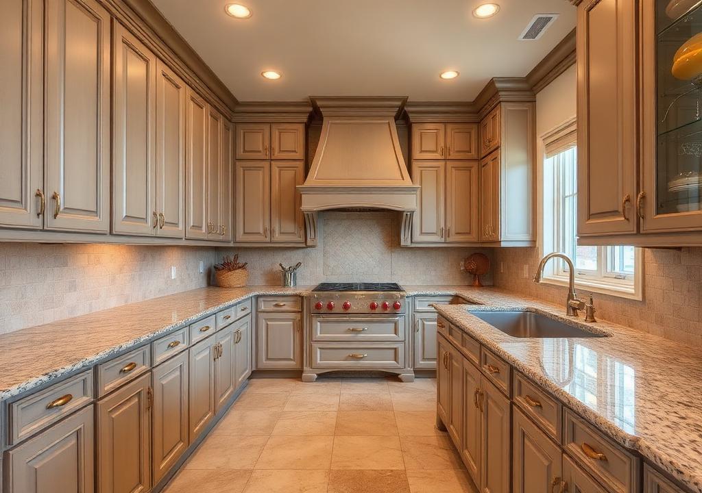 Tremont Stone kitchen cabinets
