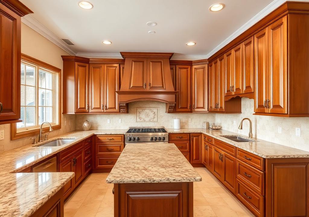 Tremont Timber kitchen cabinets