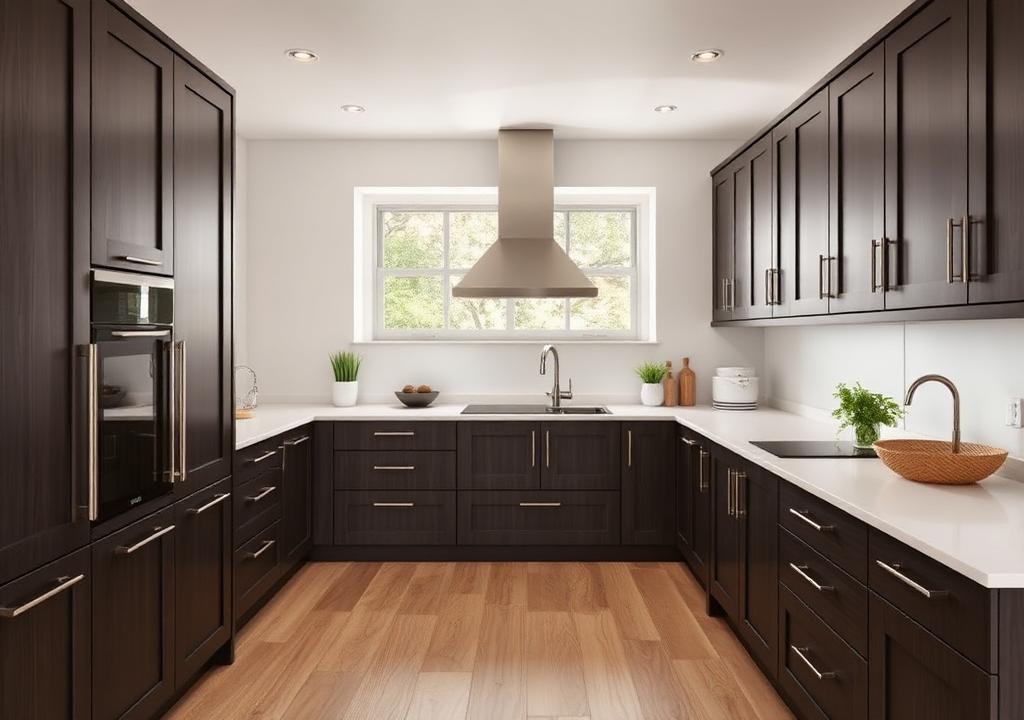 Verona Kona Brown kitchen cabinets