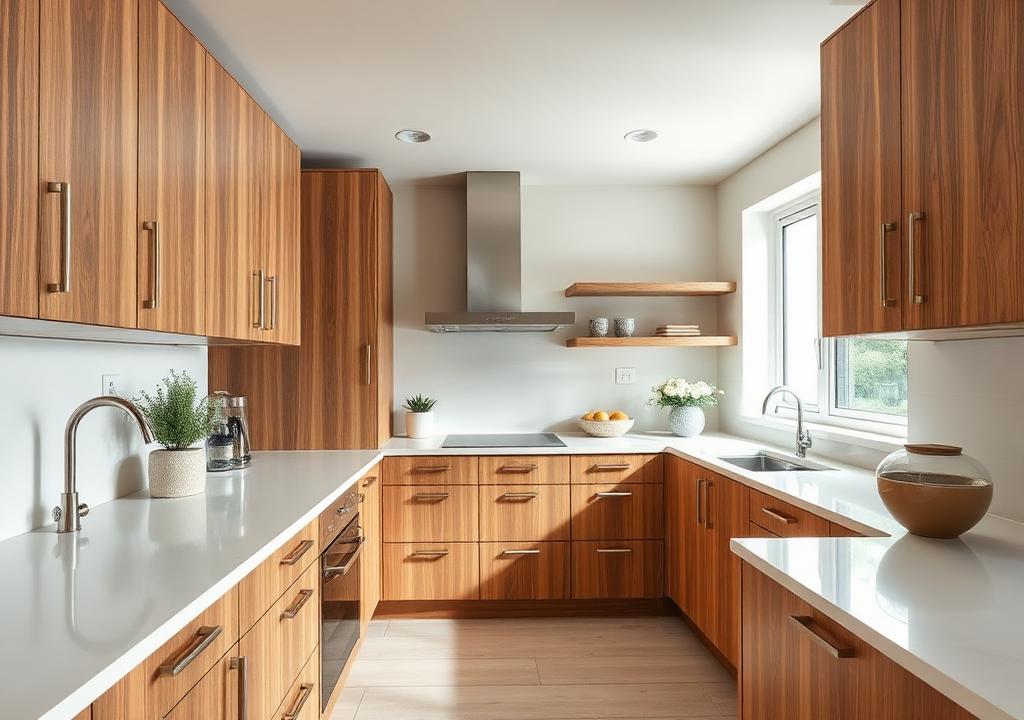 Verona Timber kitchen cabinets