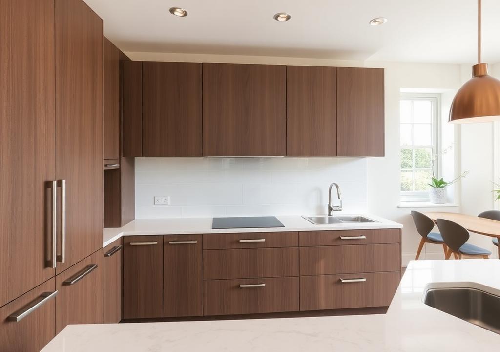 Verona Truffle kitchen cabinets